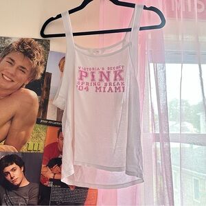 Vintage Victoria's Secret White Tank Top